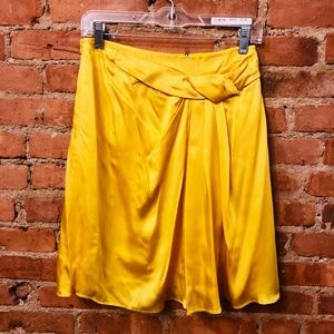 Karen Millen Silk Yellow Skirt with tag